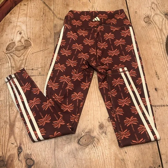 Adidas X Farm Rio Palm Tree Print Leggings - Picture 4 of 4
